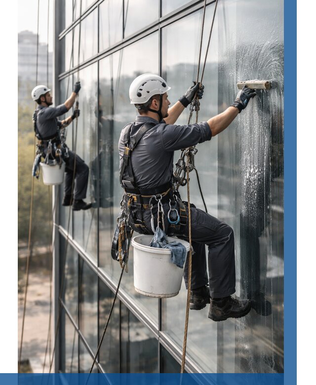 Мойка сплошного остекления в Краснокамске, заказать от 304 р.| ВЫСОТНИК-Кнм