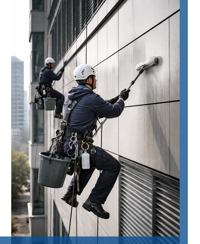 Мойка вентилируемого фасада в Краснокамске от 253 р. | ВЫСОТНИК-Кнм