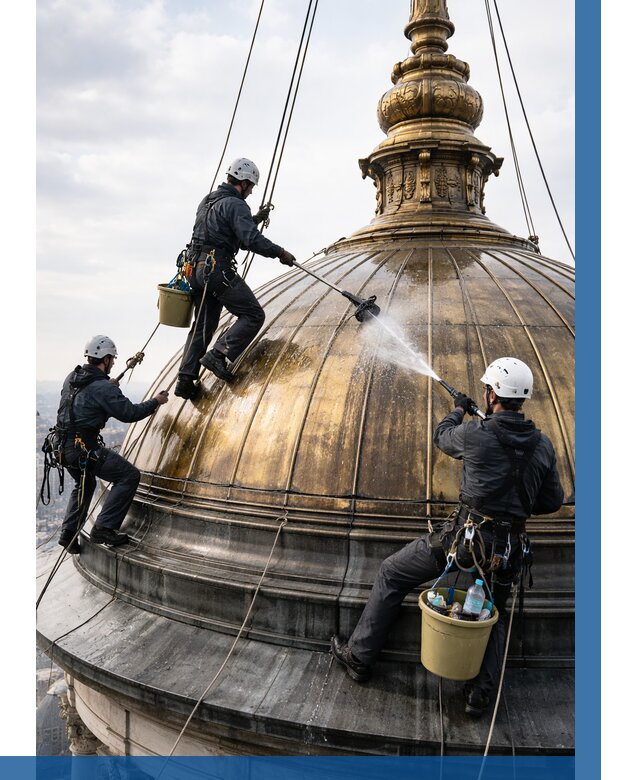 Мойка куполов и шпилей в Краснокамске от 8110 р. - заказать | ВЫСОТНИК-Кнм