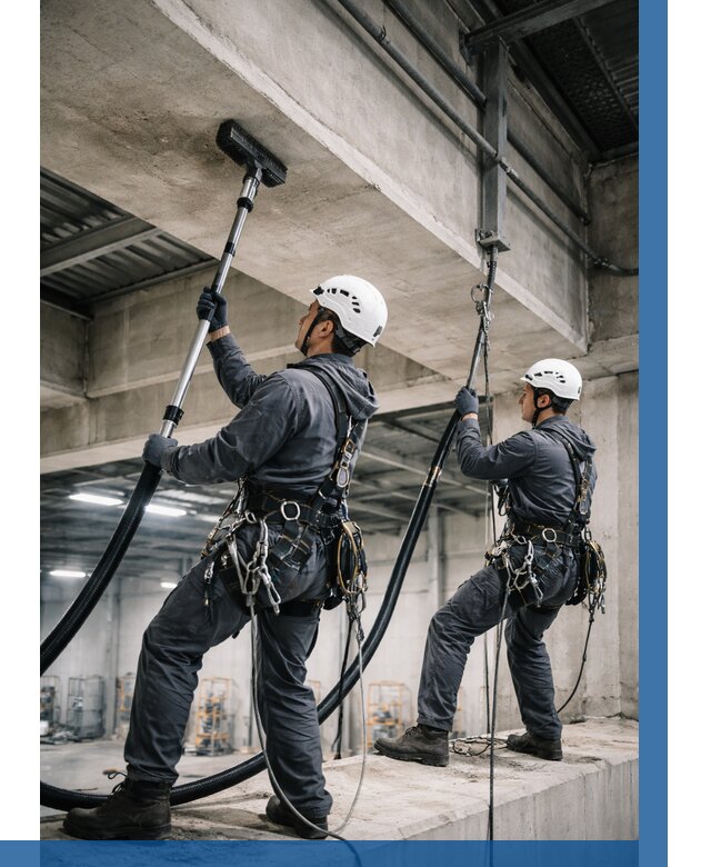 Обеспыливание потолочных конструкций в Краснокамске от 253 р. |ВЫСОТНИК-Кнм