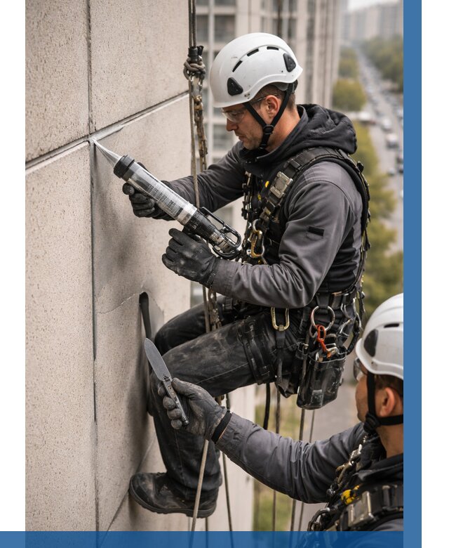 Первичная герметизация швов в Краснокамске от 608 р. | ВЫСОТНИК-Кнм