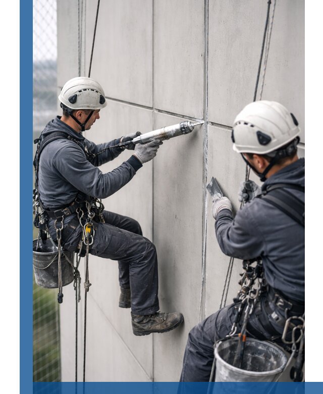 Первичная герметизация швов фасадов и кровель в Краснокамске