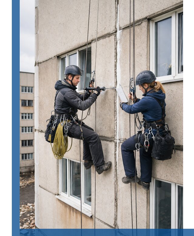 Герметизация межпанельных швов тёплым швом в Краснокамске