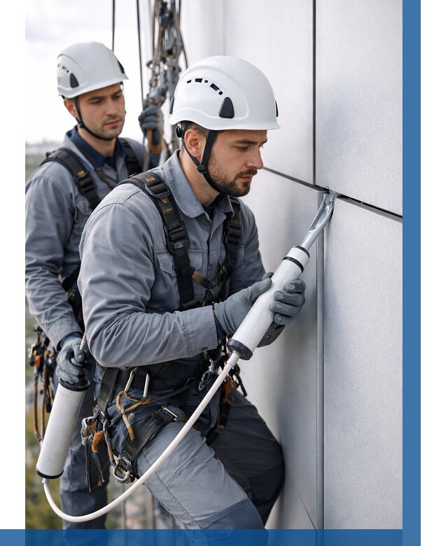 Герметизация швов вилатермом в Краснокамске от 608 р. | ВЫСОТНИК-Кнм