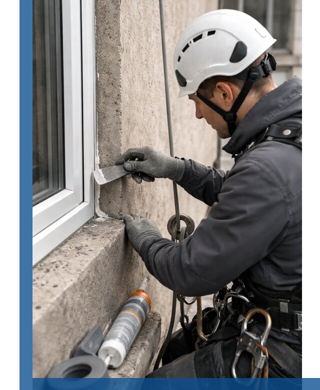 Герметизация монтажных швов окон в Краснокамске с гарантией качества