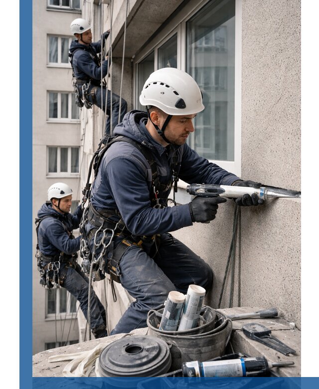 Герметизация швов лоджии в Краснокамске профессионально и надежно