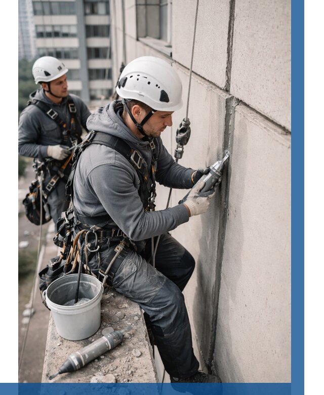 Ремонт деформационных швов здания в Краснокамске от 1014 р. | ВЫСОТНИК-Кнм