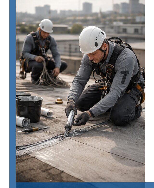 Аварийное и капитальное устранение протечек кровли в Краснокамске