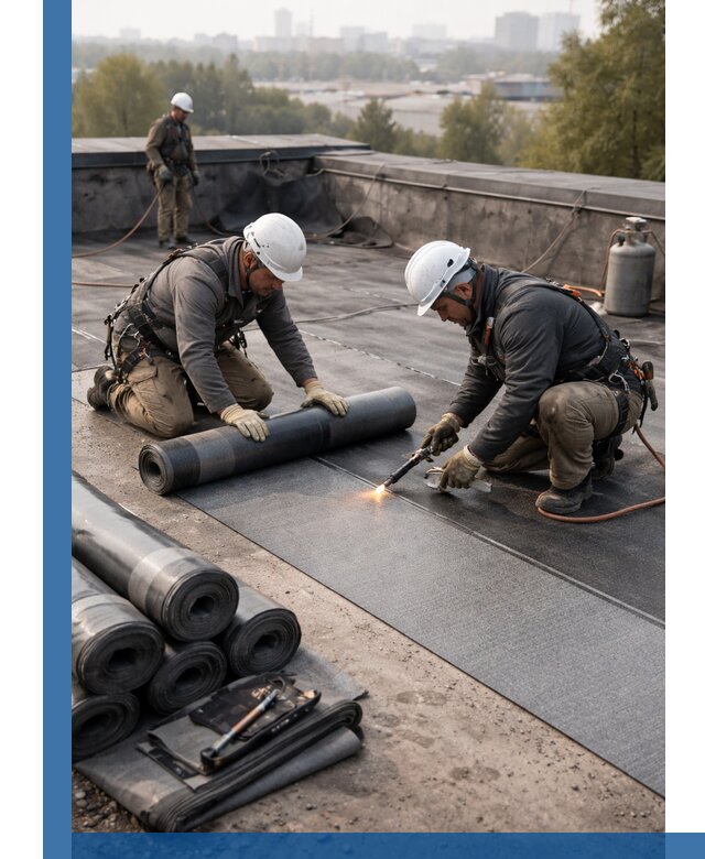 Монтаж мягкой кровли в Краснокамске профессионально и надежно