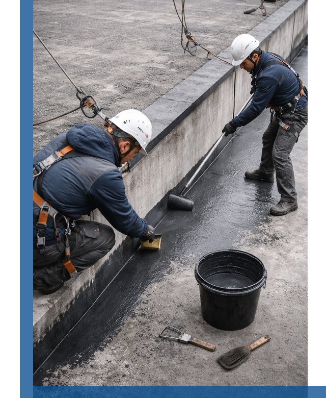 Гидроизоляция кровли жидкой резиной профессионально в Краснокамске