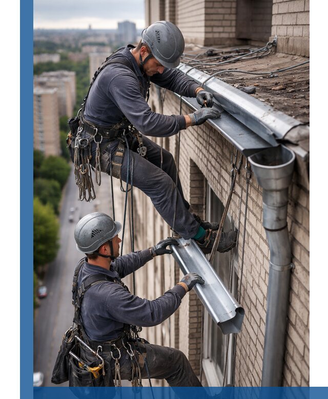 Ремонт водосточных желобов в Краснокамске, быстро и качественно