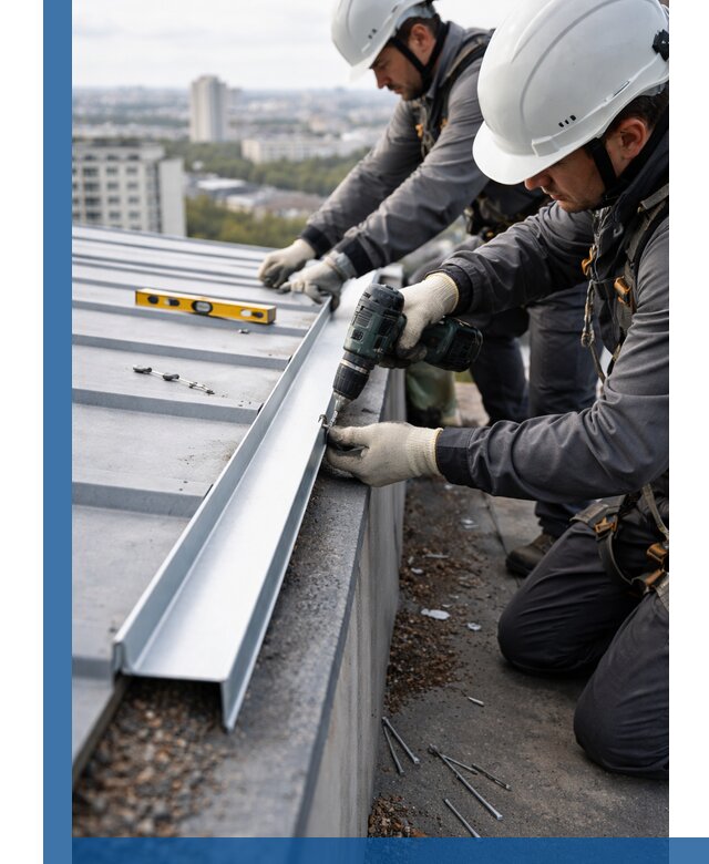 Монтаж капельника на кровле в Краснокамске с гарантией качества