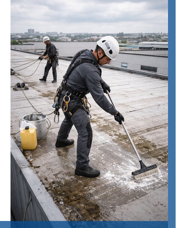 Очистка крыши по графику в Краснокамске от 7603 р. | ВЫСОТНИК-Кнм