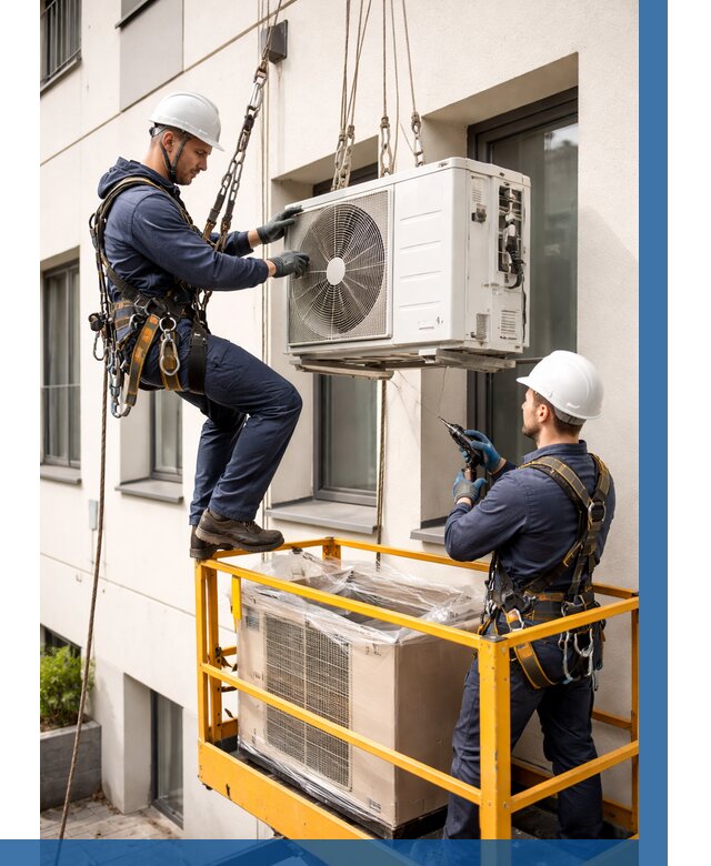 Демонтаж внешнего блока кондиционера в Краснокамске от 3548 р. | ВЫСОТНИК-Кнм