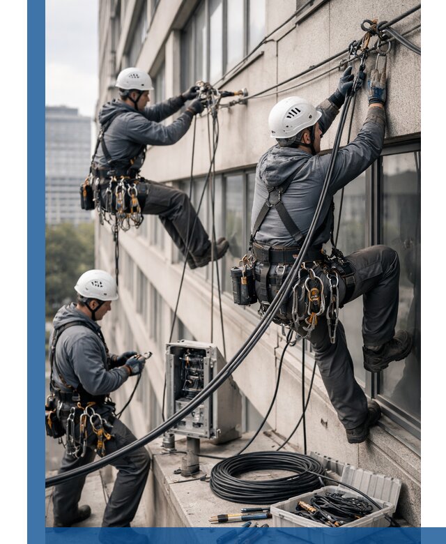 Прокладка оптоволоконного кабеля в Краснокамске под ключ с тестированием