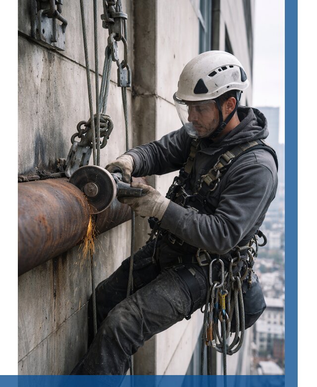 Резка металла на высоте в Краснокамске по цене от 4562 р. | ВЫСОТНИК-Кнм