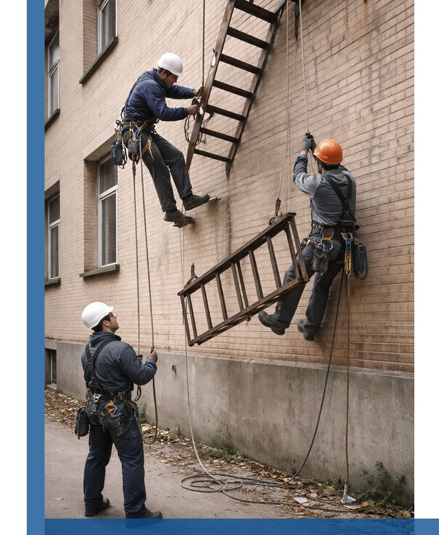 Демонтаж пожарной лестницы в Краснокамске быстро и безопасно