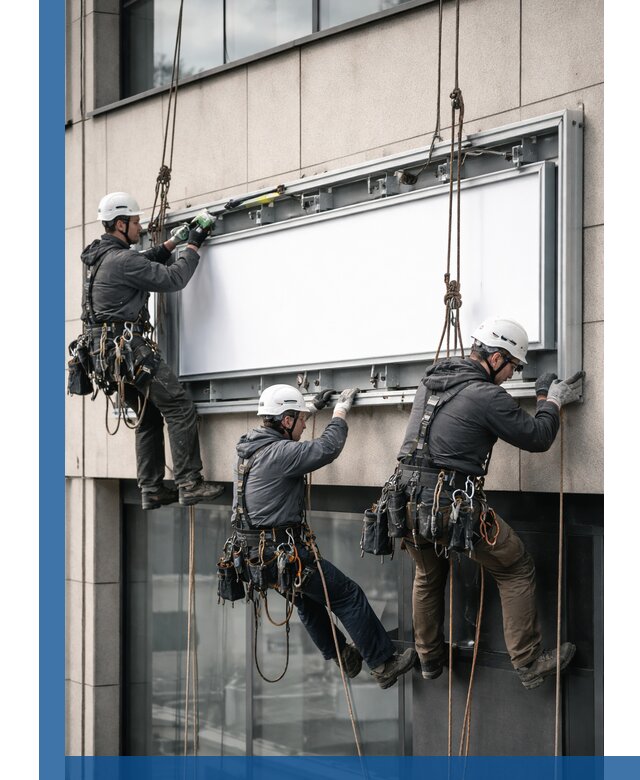 Профессиональный монтаж светового короба под ключ в Краснокамске