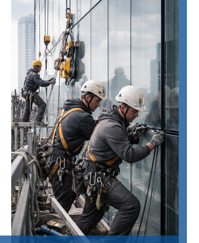 Структурное остекление фасадов в Краснокамске от 9630 р. | ВЫСОТНИК-Кнм