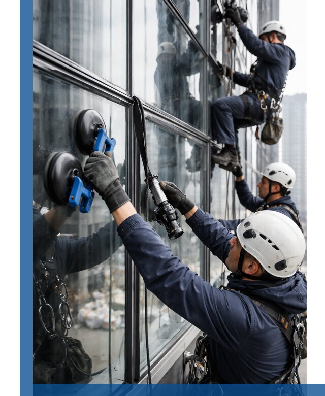 Радиусное остекление фасадов под ключ в Краснокамске с гарантиями