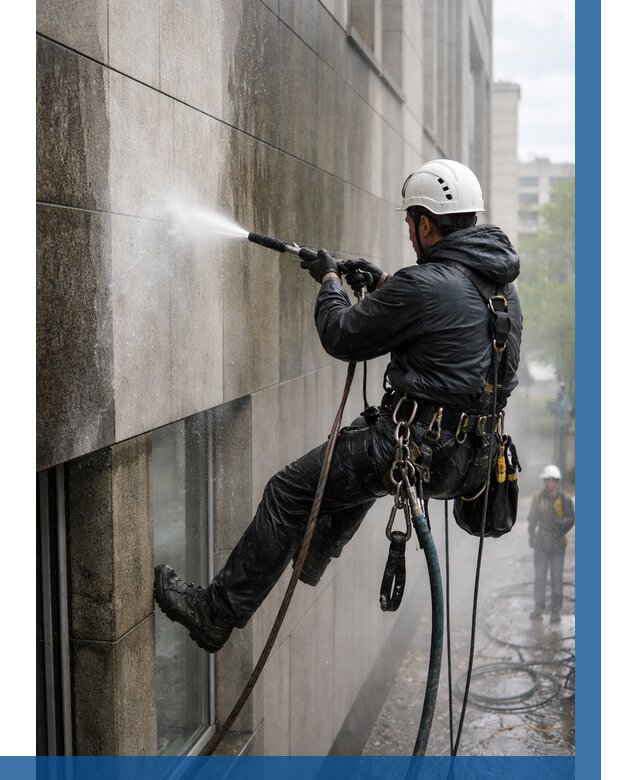 Гидроструйная очистка поверхностей в Краснокамске от 862 р. | ВЫСОТНИК-Кнм