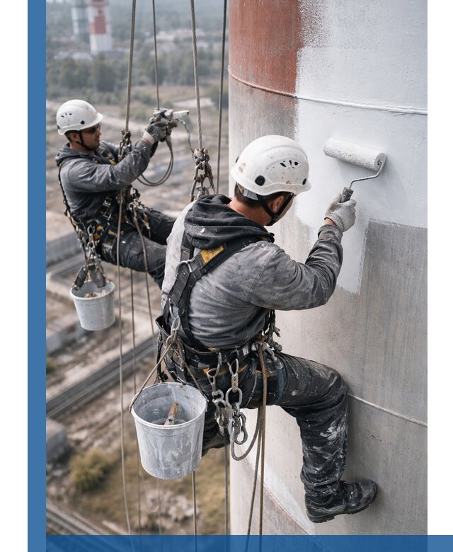 Покраска дымовых труб в Краснокамске: антикоррозийная защита и восстановление