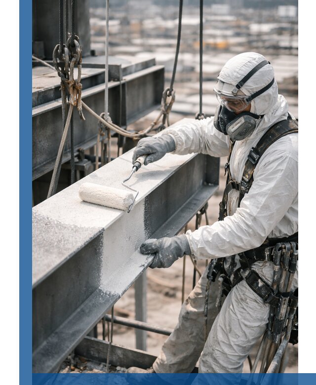 Профессиональная огнезащитная обработка металлоконструкций в Краснокамске