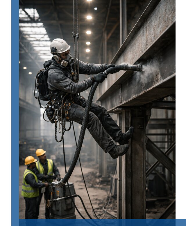 Обеспыливание конструкций в цехах промышленного производства в Краснокамске