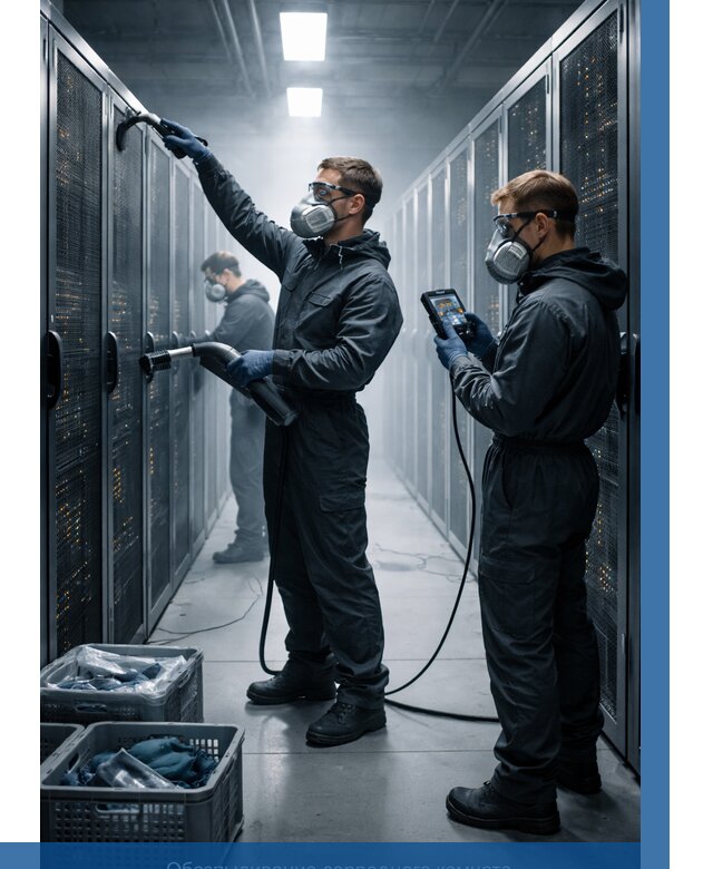 Обеспыливание серверной комнаты в Краснокамске от 4562 р. | ВЫСОТНИК-Кнм