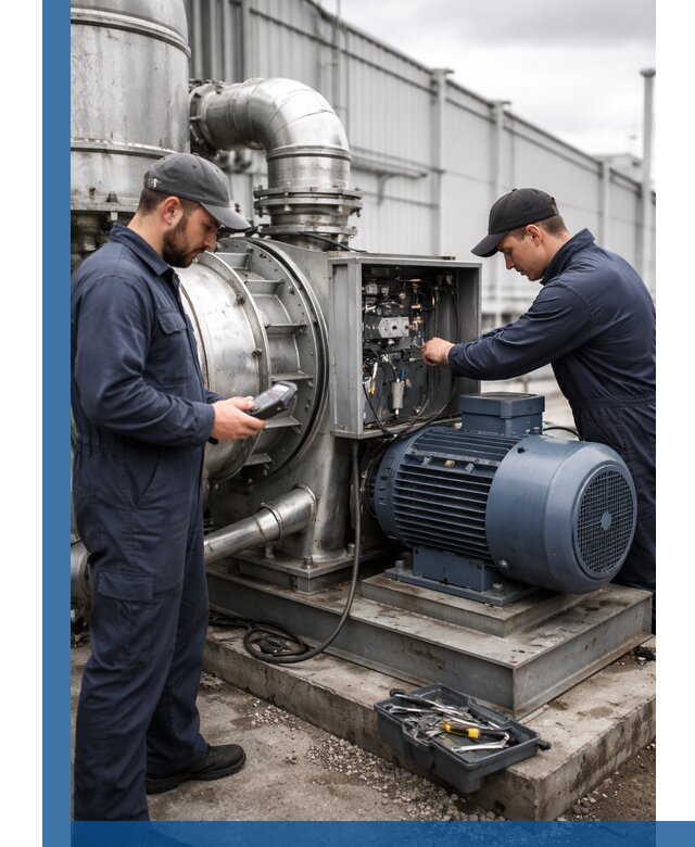 Техническое обслуживание промышленного оборудования в Краснокамске
