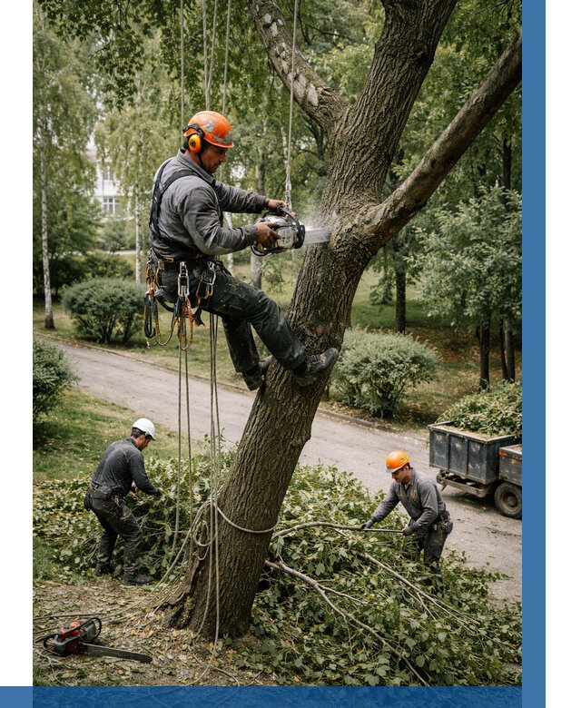 Кронирование деревьев в Краснокамске от 6589 р. | ВЫСОТНИК-Кнм