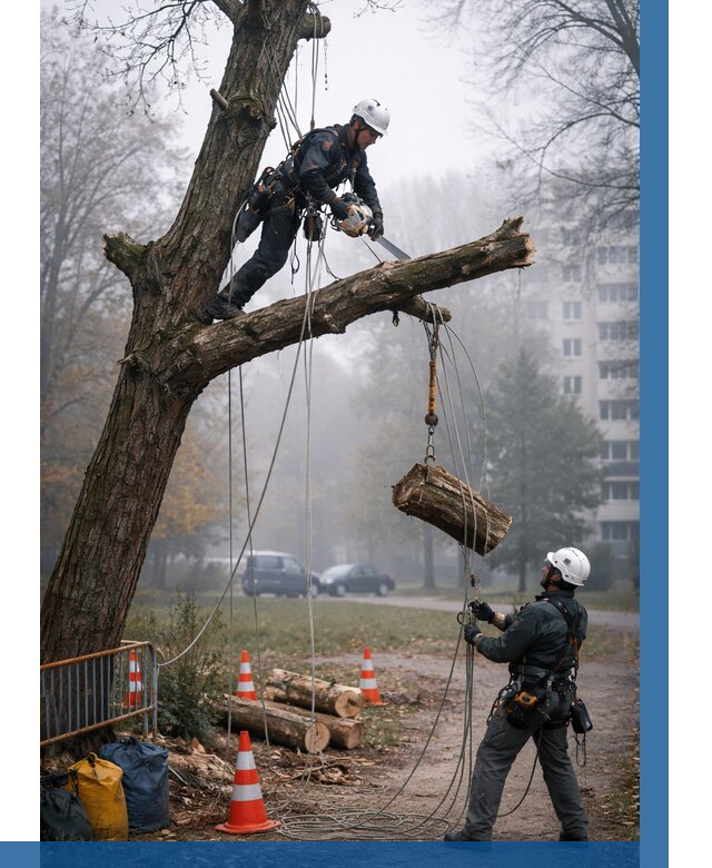 Удаление аварийных деревьев в Краснокамске от 15206 р. | ВЫСОТНИК-Кнм