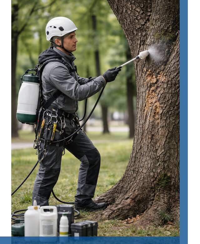 Обработка деревьев от вредителей в Краснокамске от 4562 р. | ВЫСОТНИК-Кнм