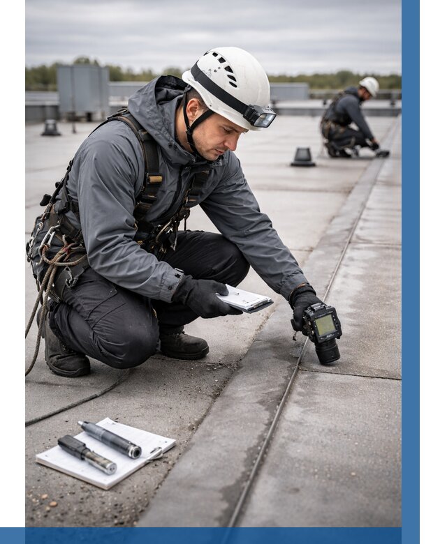 Обследование кровли на протечки в Краснокамске от 4562 р. | ВЫСОТНИК-Кнм